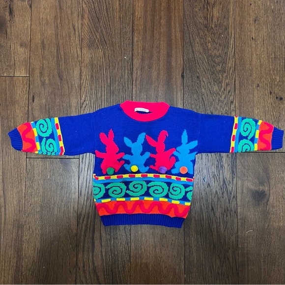 RARE 80’s Vintage Arielle Sweater - Picture 2 of 5